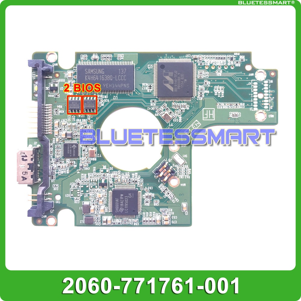 HDD PCB ȸ  2060-771761-001 REV A/P1, WD 2.5 SATA ϵ ̺    